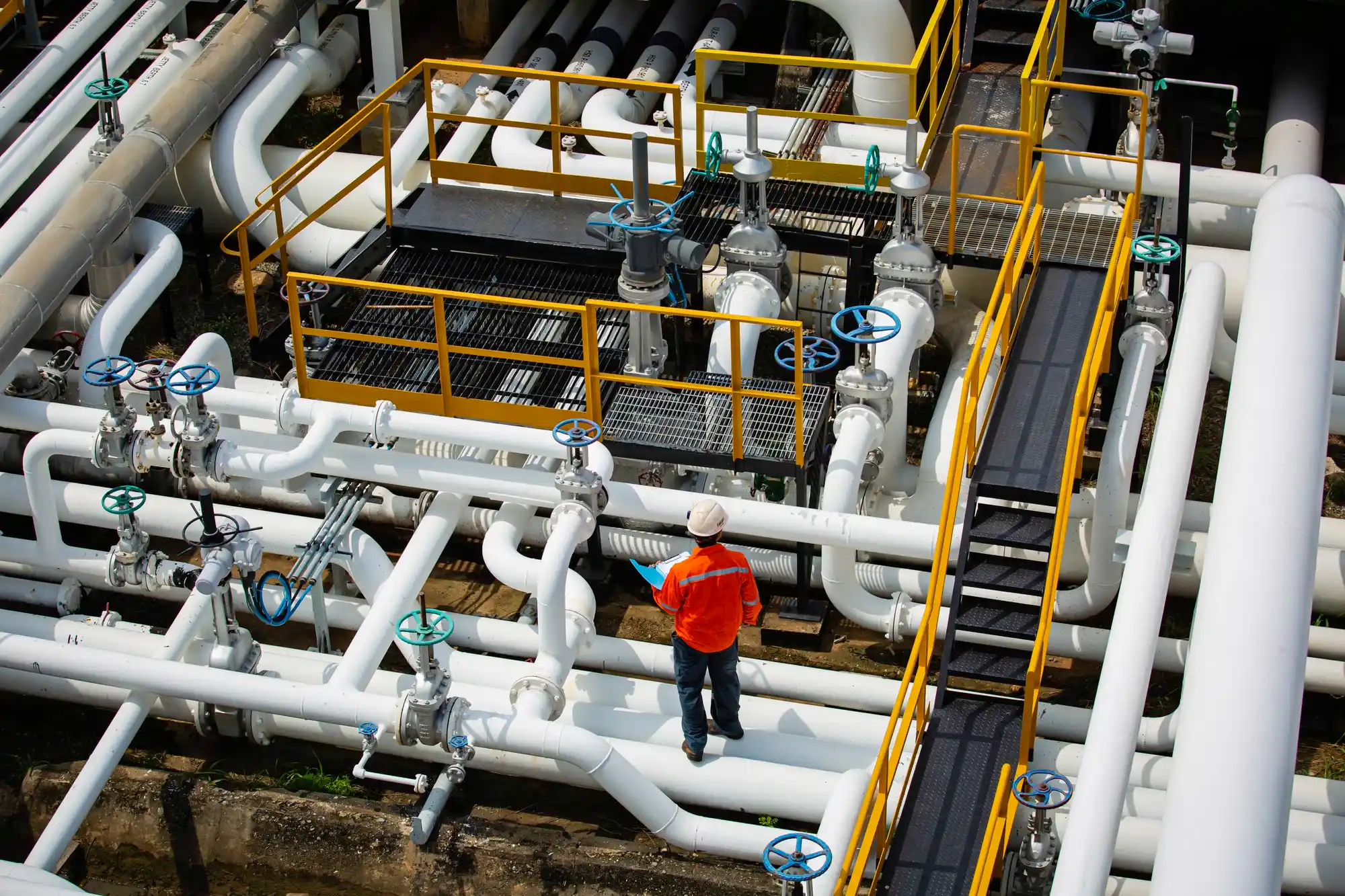 Industrial infrastructure, pipelines and processing facilities
